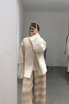 SWAYING/KNIT fleece V-neck cardigan SW202SZ53